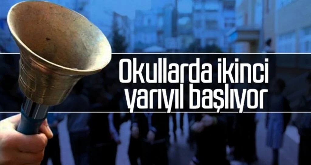 Okullarda ikinci yarıyıl başlıyor