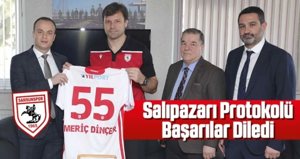 Salıpazarı Protokolü Samsunspor'a Başarılar Diledi