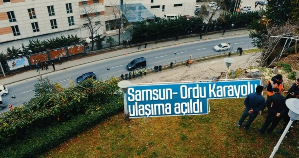 Samsun- Ordu Karayolu ulaşıma açıldı