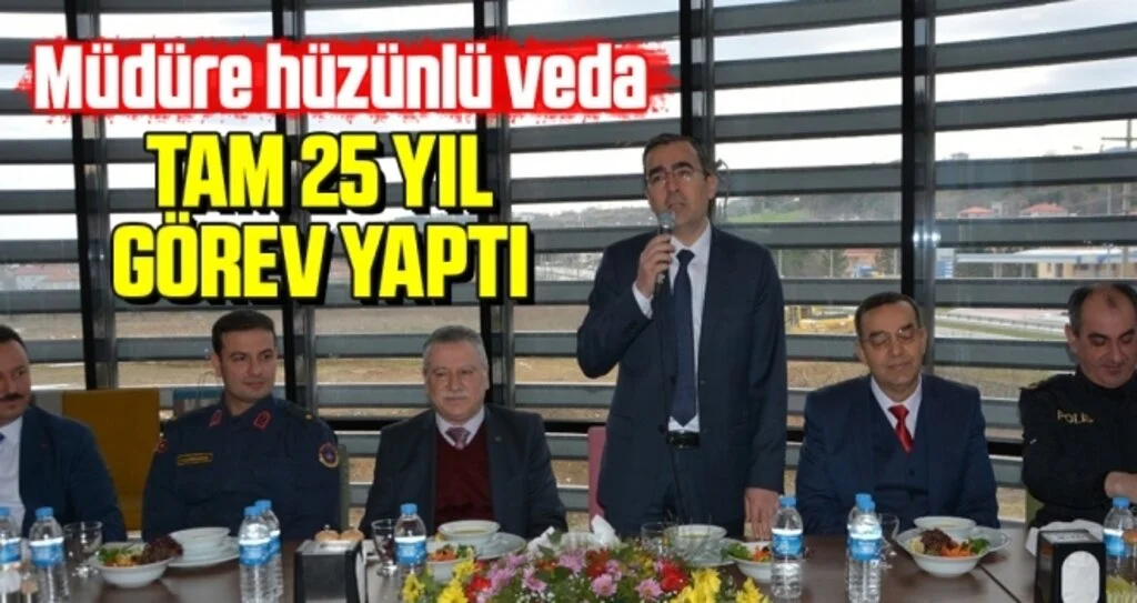 Samsun 19 Mayıs İlçe Nüfus Müdürü Ramazan Akkoyun'a Hüzünlü Veda