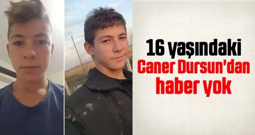 Samsun'da 16 yaşındaki Caner Dursun'dan haber yok