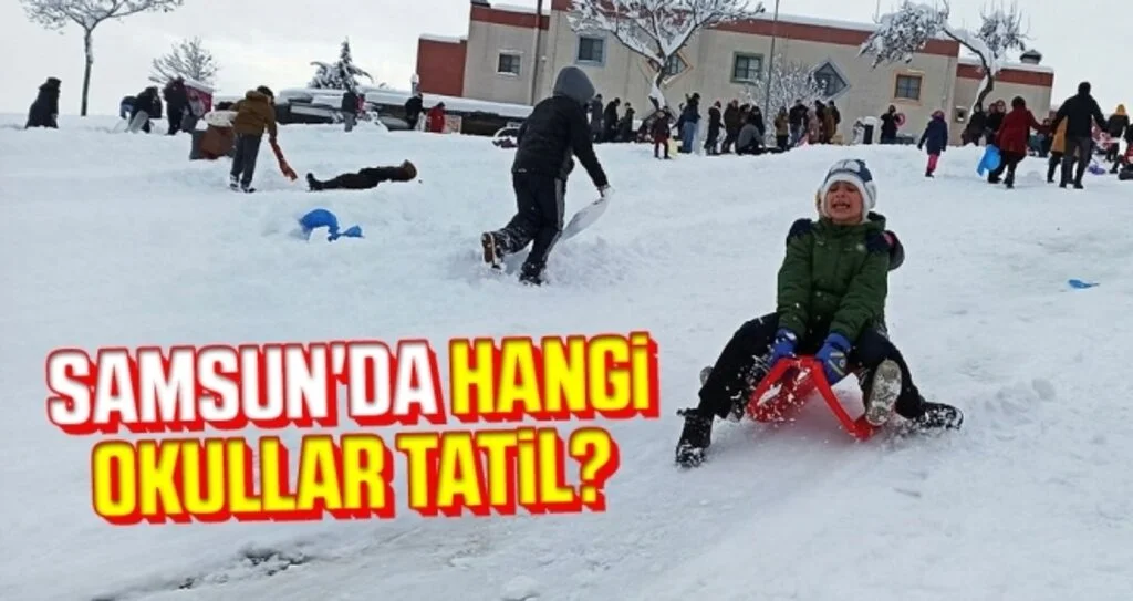 Samsun’da 8 ilçede bazı okullarda eğitime bir günlük ara verildi