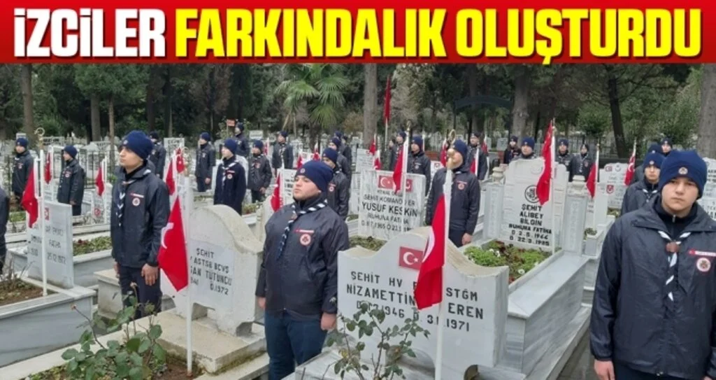 Samsun'da İzciler Farkındalık Oluşturdu
