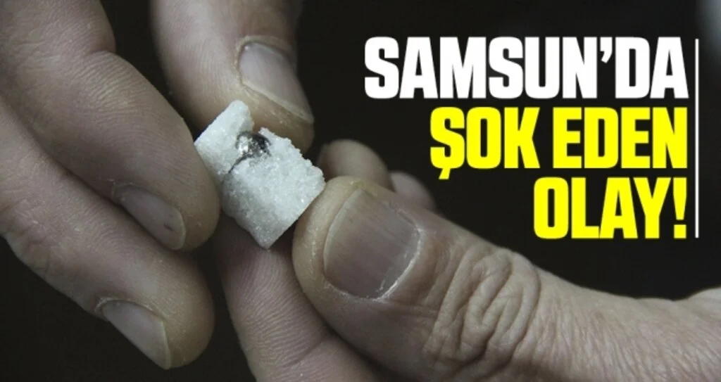 Samsun'da Küp Şekerden Demir Bilye Çıktı!