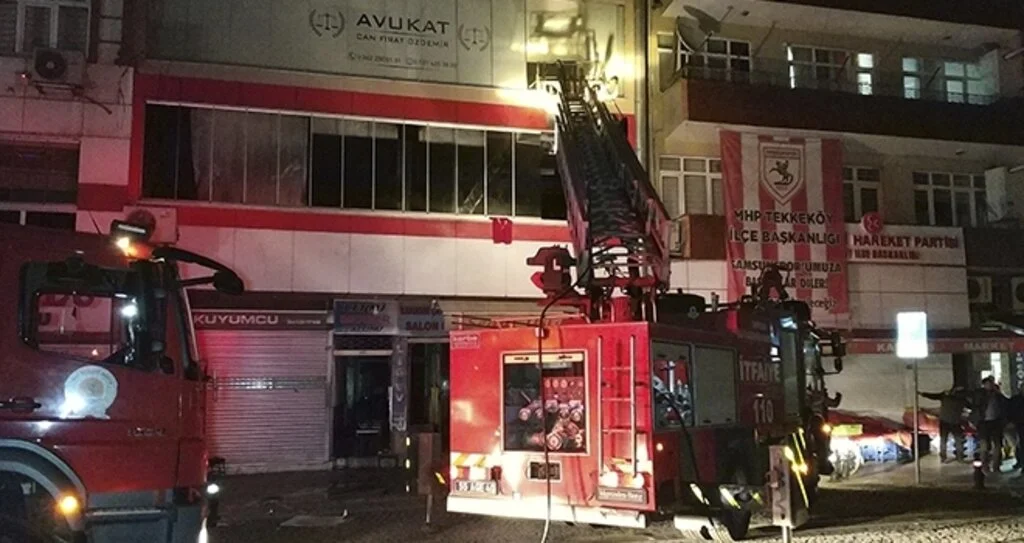 Samsun'da lokanta yangını korkuttu