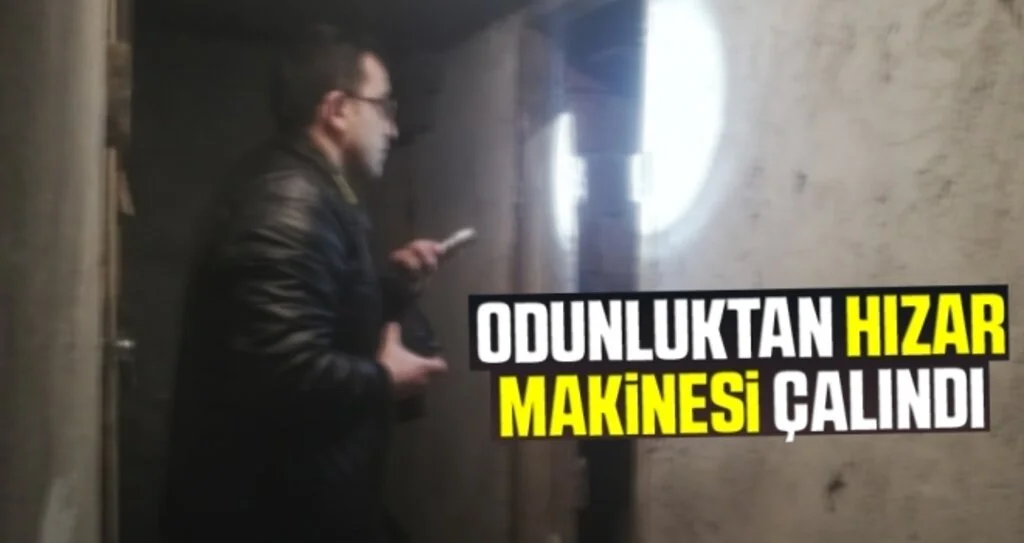 Samsun'da Odunluktan Hızar Makinesi Çalındı
