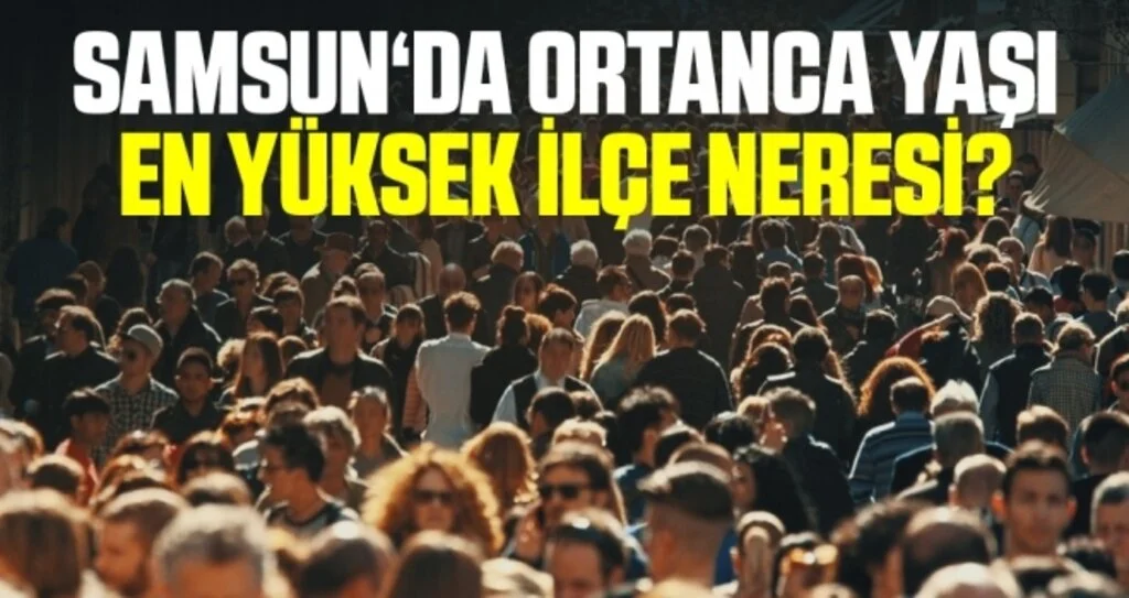 Samsun'da Ortanca Yaşı En Yüksek İlçe Neresi?