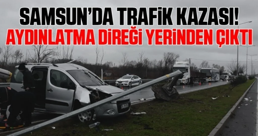 Samsun'da Trafik Kazası: 5 Yaralı