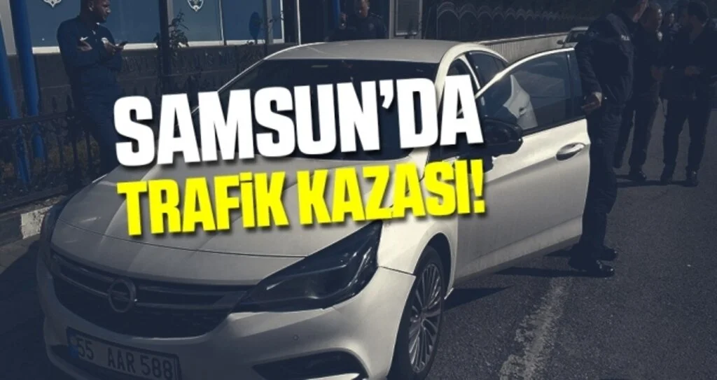 Samsun'da Yola Aniden Atlayan Genç, Otomobilin Çarpması Sonucu Yaralandı