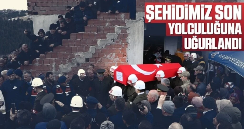 Samsunlu Şehidimiz Son Yolculuğuna Uğurlandı