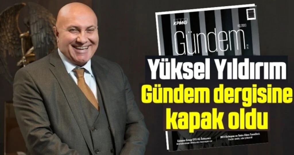Samsunspor FK A.Ş. Başkanı Yıldırım Gündem dergisine kapak oldu