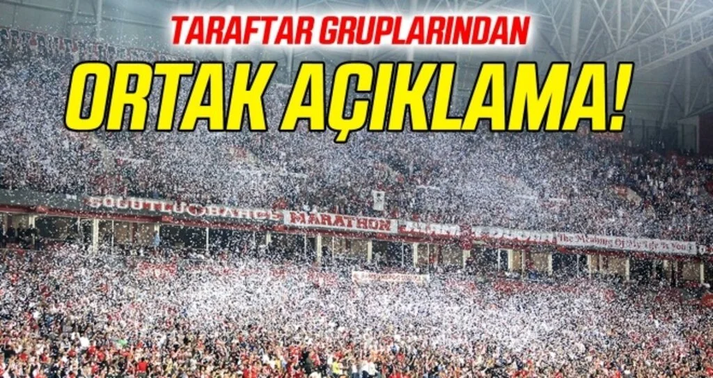 Samsunspor taraftar gruplarından ortak açıklama!