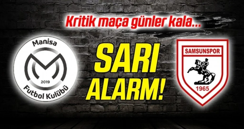 Samsunspor'da Manisa maçı öncesi sarı alarm!