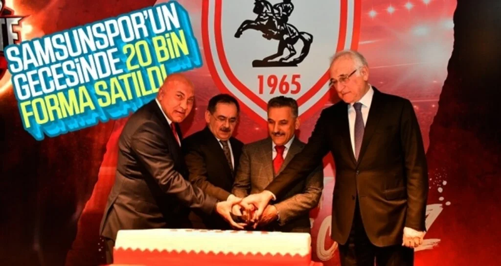 Samsunspor’un gecesinde 20 bin forma satıldı