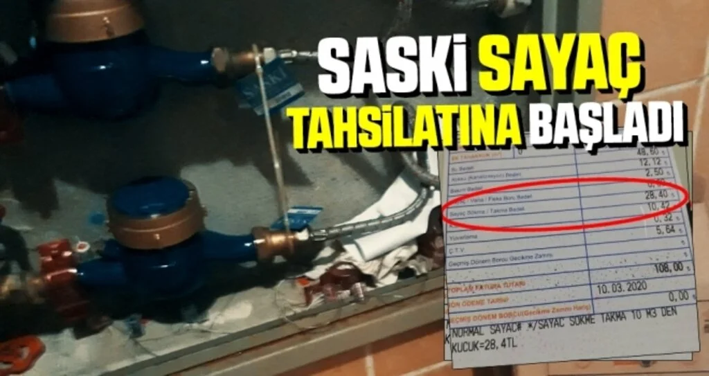 SASKİ Sayaç Tahsilatına Başladı