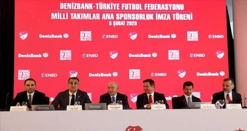 TFF ile DenizBank arasında ana sponsorluk sözleşmesi imzalandı