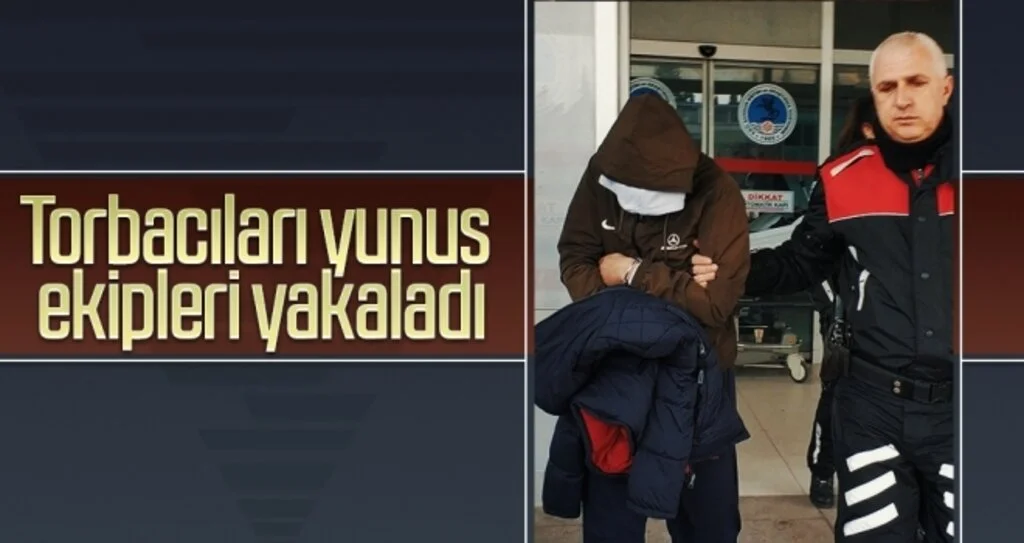 Torbacıları yunus ekipleri yakaladı