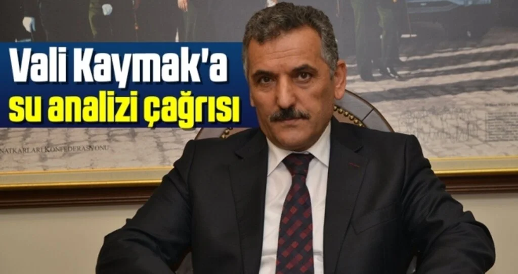 Vali Kaymak'a Su Analizi Çağrısı