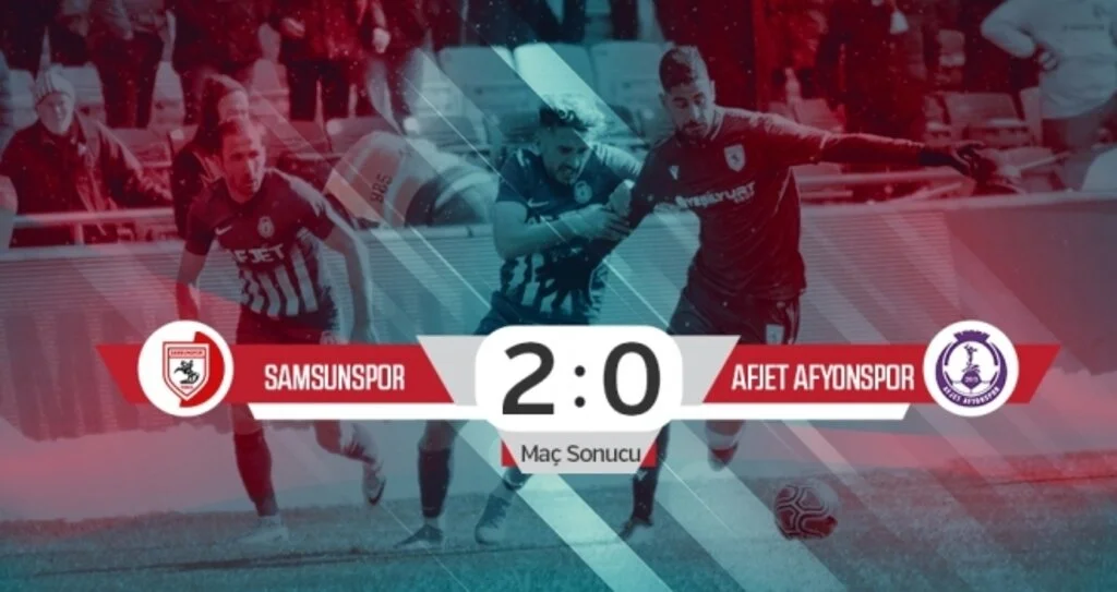Yılport Samsunspor: 2 Afjet Afyonspor: 0 (Maç sonucu)