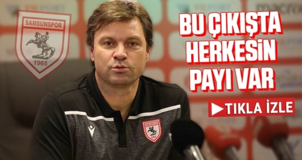 Yılport Samsunspor Teknik Direktörü Ertuğrul Sağlam: Bu Çıkışta Herkesin Payı Var