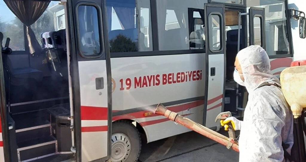 19 Mayıs Belediyesi virüslere karşı tedbirleri arttırdı