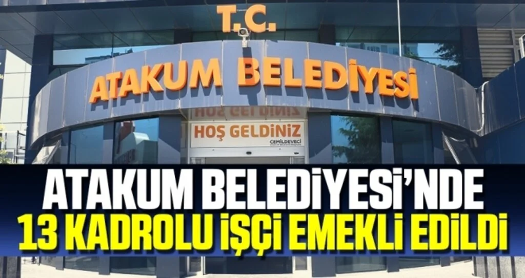 Atakum Belediyesi’nde 13 Kadrolu İşçi Emekli Edildi