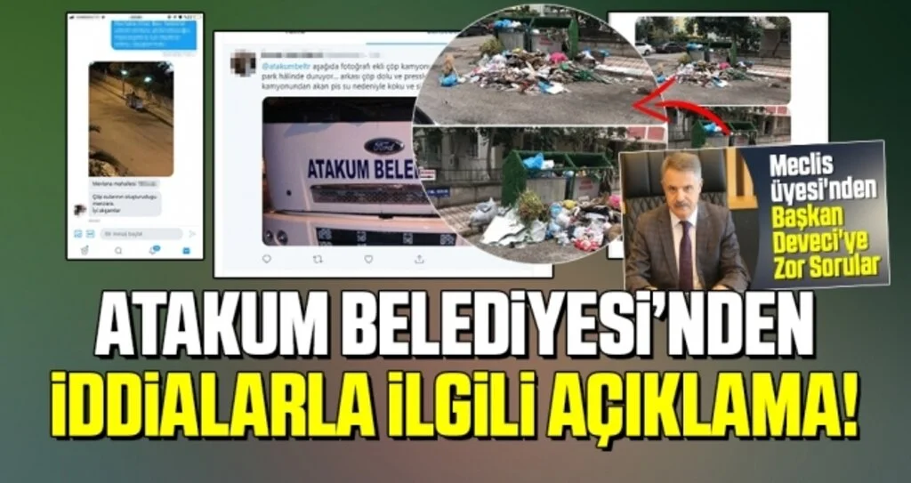 Atakum Belediyesi'nden İddialarla İlgili Açıklama!