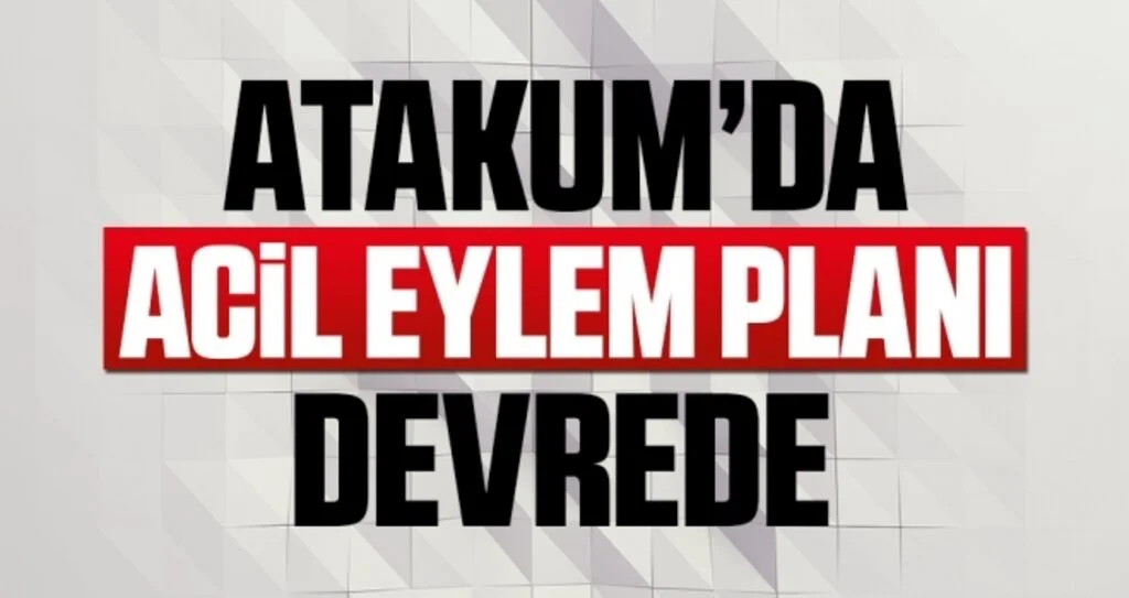 Atakum’da Acil Eylem Planı Devrede