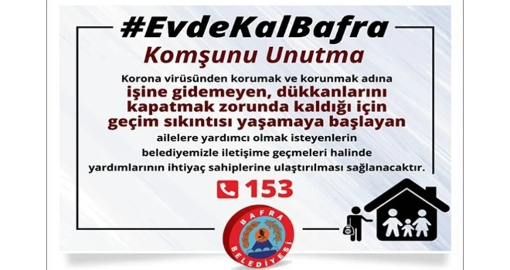 Bafra Yardım Ekibi Kurdu