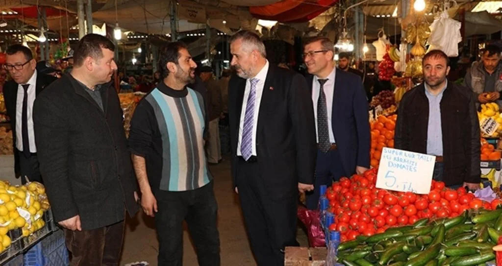 Bafra'da Modern Pazar Yeri Çalışmaları Sürüyor