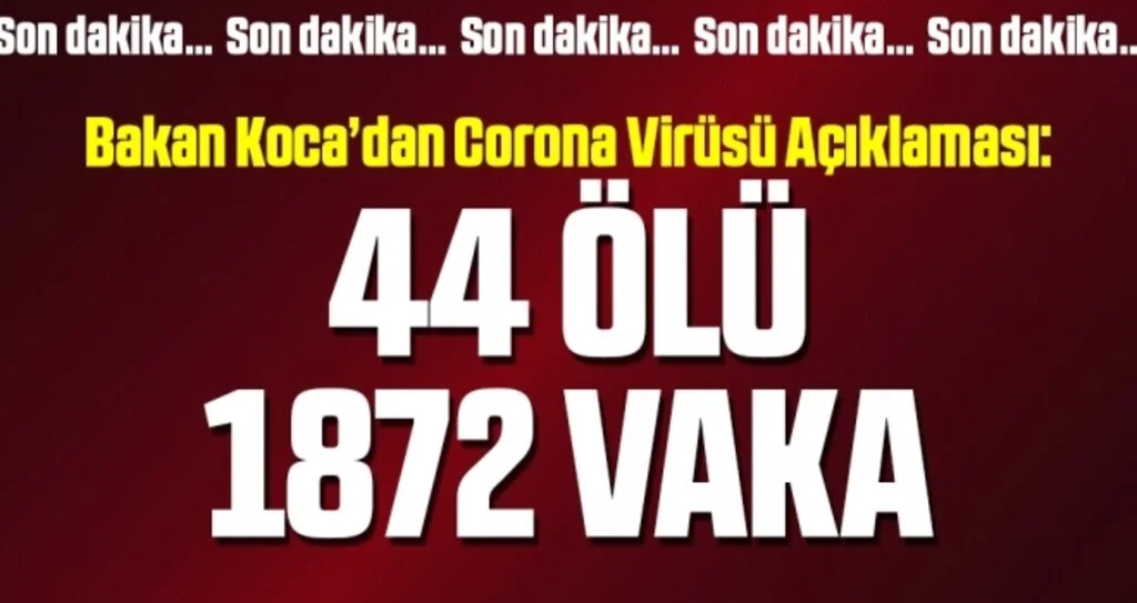 Bakan Fahrettin Koca, koronavirüse ilişkin son rakamları açıkladı