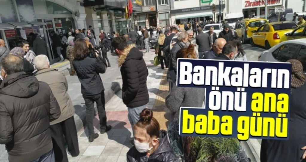 Bankaların önü ana baba günü!