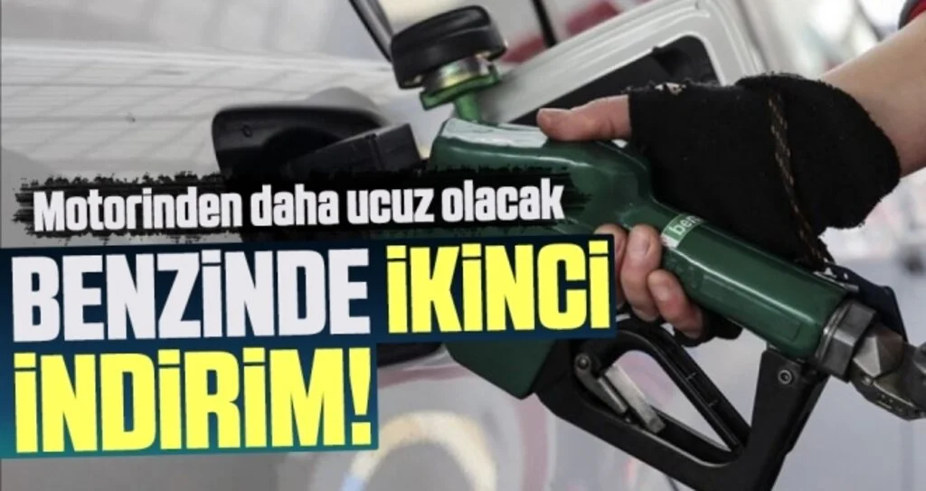 Benzinde 51 kuruş indirim kararı