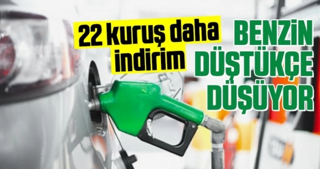 Benzine bir indirim daha