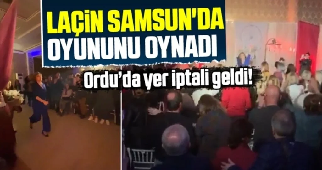 Berna Laçin Samsun'da Oyununu Oynadı