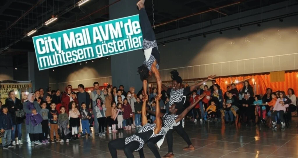 City Mall AVM'de muhteşem gösteriler