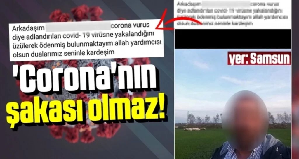 'Corona'nın şakası olmaz! Samsun'da Corona Şakası Kötü Bitti