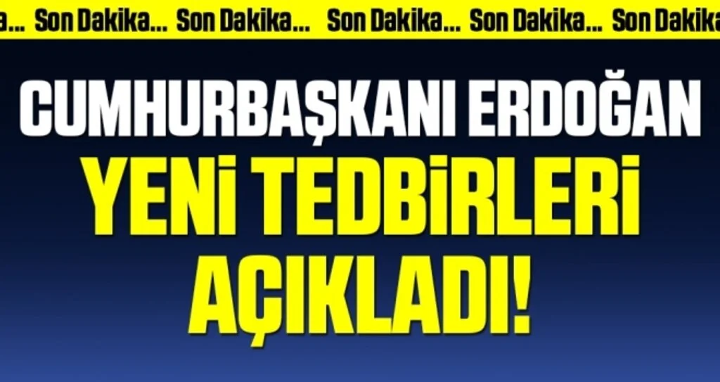 Cumhurbaşkanı Erdoğan Corona Virüs Tedbirlerini Açıkladı!