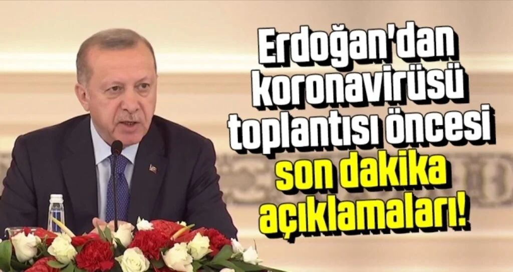 Cumhurbaşkanı Erdoğan: Hastalığın kontrol altında tutulmasıyla ilgili önlemleri hayata geçirdik