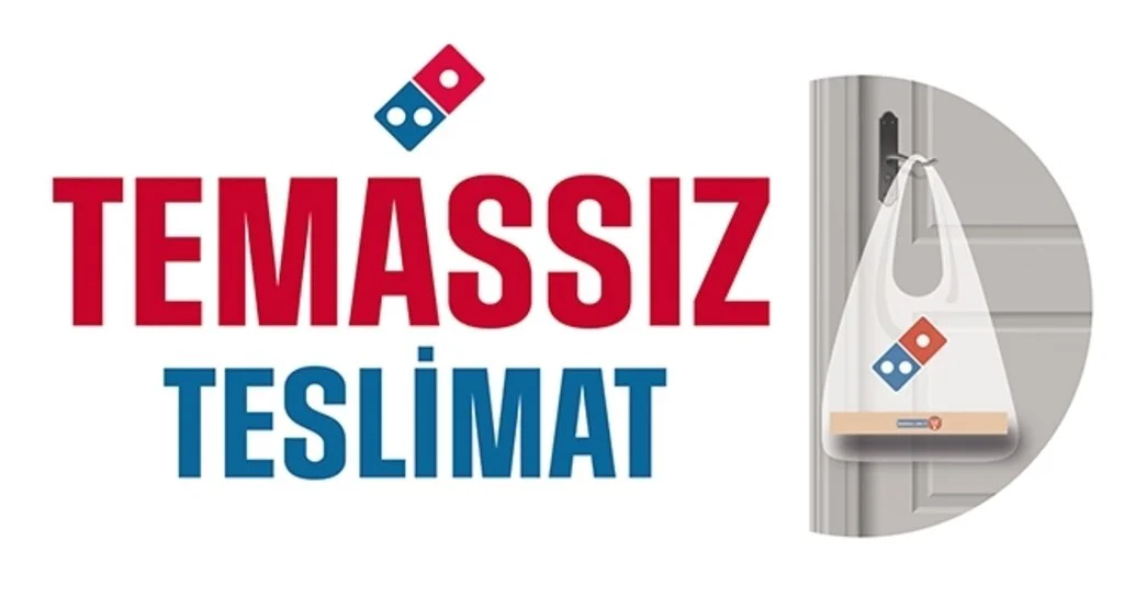 Domino’s siparişleri “Temassız Teslimat” güvencesiyle kapınızda!