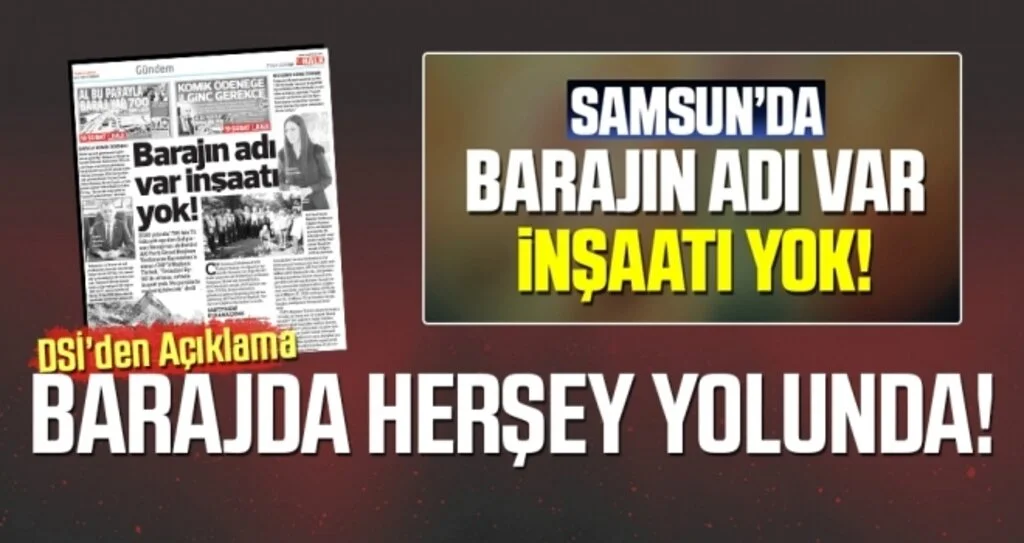 DSİ'den Açıklama: Barajda İşler Yolunda!