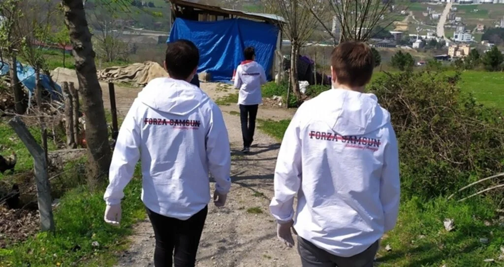 Forza Samsun kapı kapı dolaştı