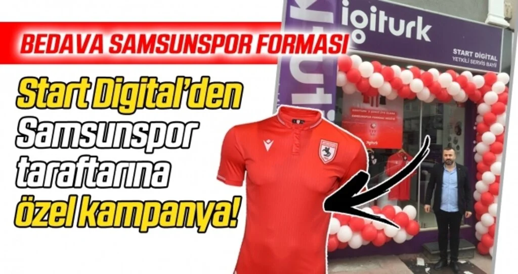 Hemen Digiturk'e üye ol, Samsunspor formasını kap!
