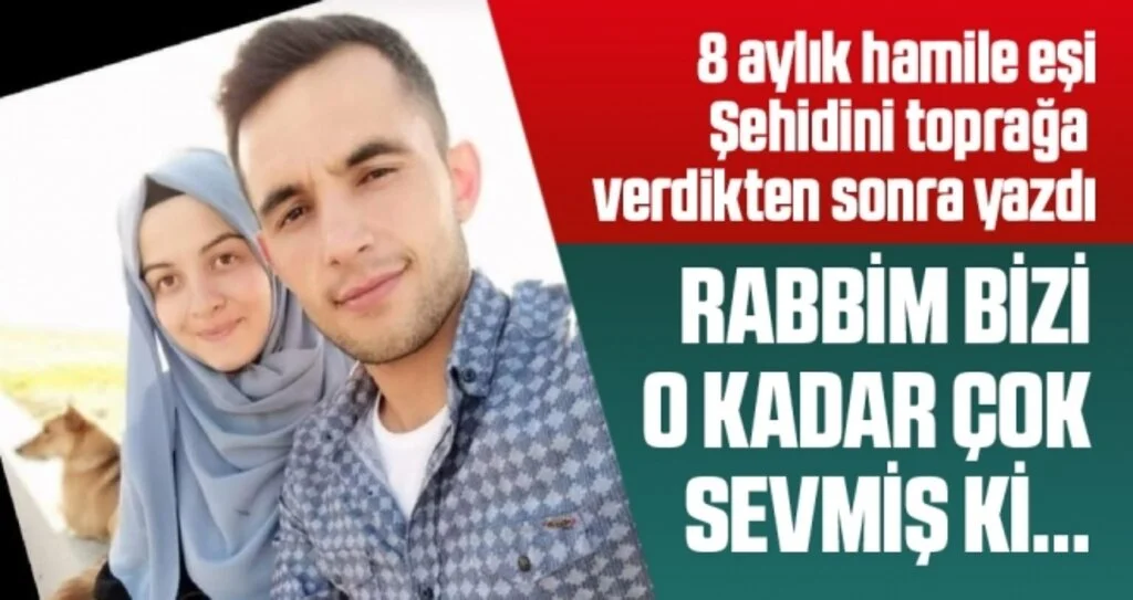 İdlib Şehidinin 8 Aylık Hamile Eşi: 'Rabbim Bizi O Kadar Çok Sevmiş Ki'