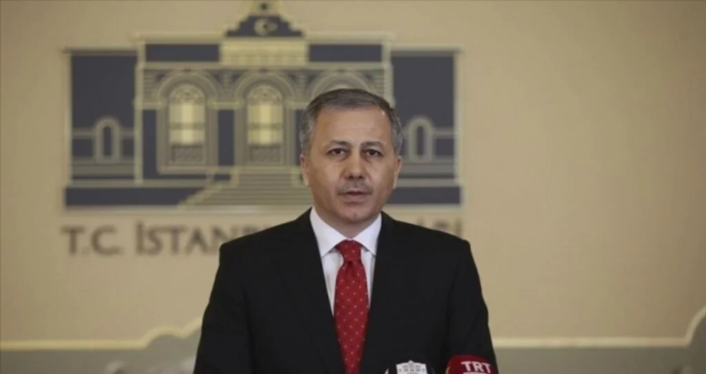 İstanbul Valisi Yerlikaya Açıkladı bugün saat 17:00 itibariyle durduruldu