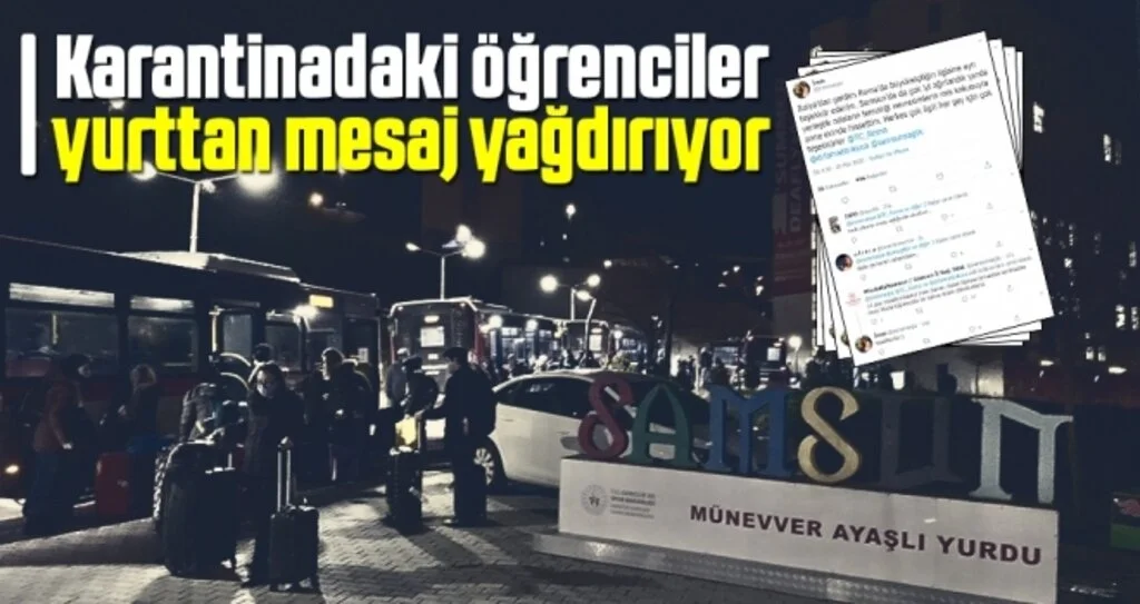 Karantinadaki Öğrenciler Yurttan Mesaj Yağdırıyor