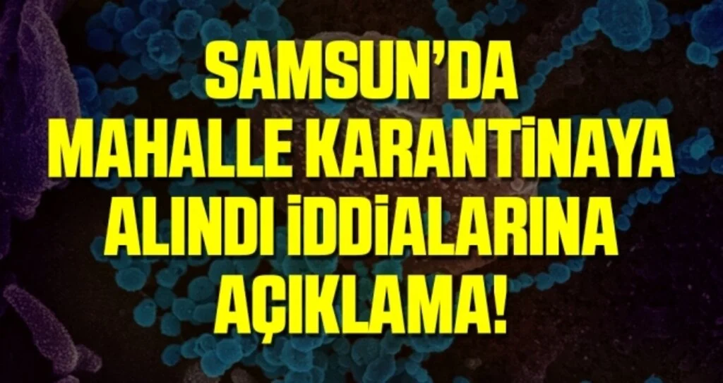 Kaymakam Kurnaz: Vezirköprü’nün hiçbir yerinde karantina yok