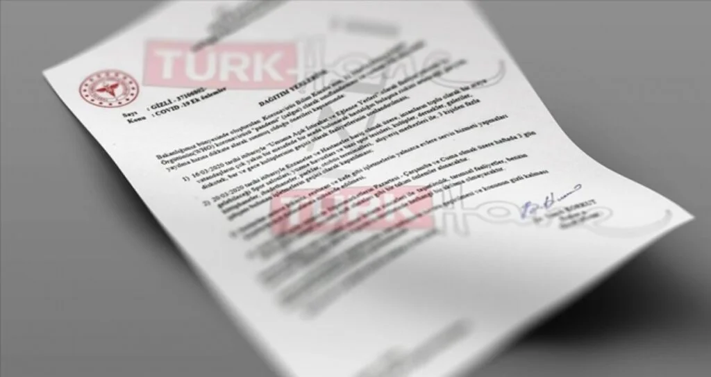 Koronavirüs ile ilgili 'gizli belge' başlığıyla yayılan görsele ilişkin soruşturma başlatıldı