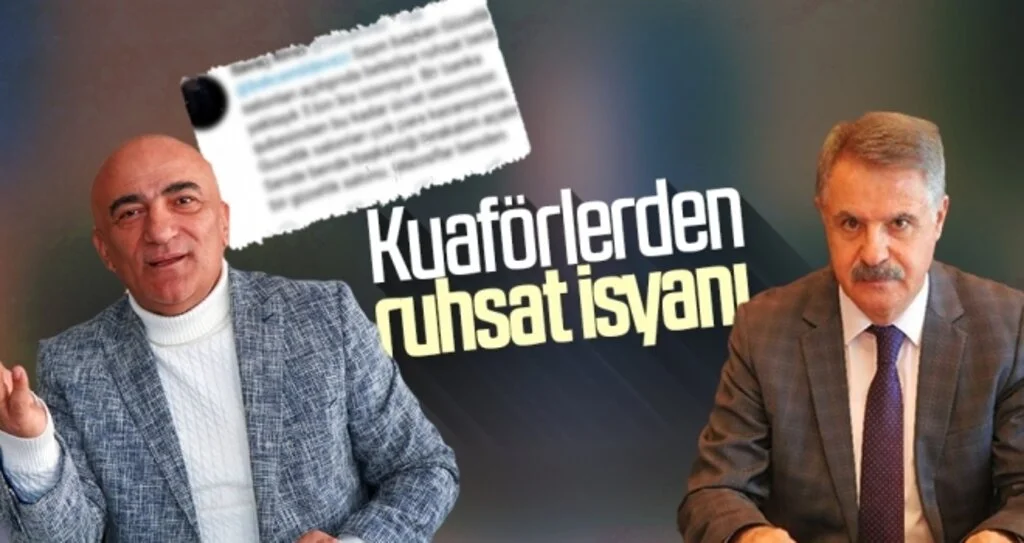 Kuaförlerden ruhsat isyanı