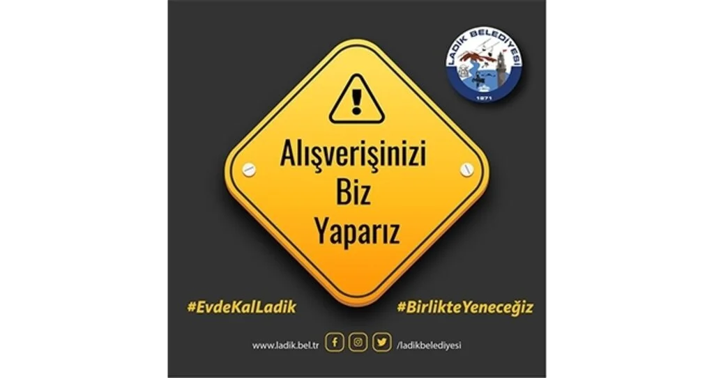 Ladik'te 'Coronavirüs Yardım Ekibi' kuruldu